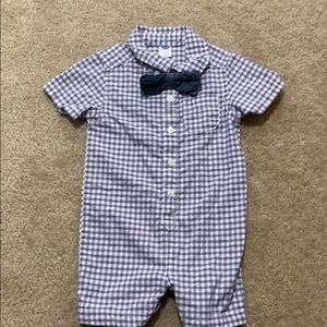 Old navy onesie with bow tie